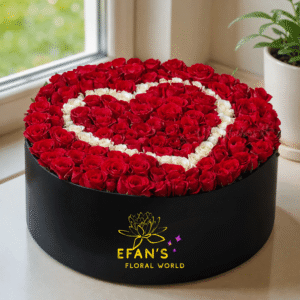 Luxury Heart Roses Box