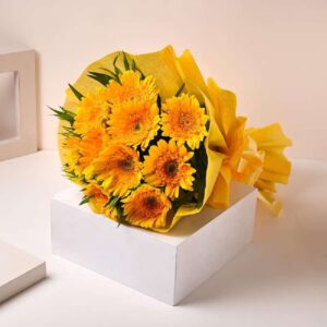 Sunbeam Wrap -15 Yellow Gerbera