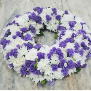 Lavender Harmony Tribute Wreath