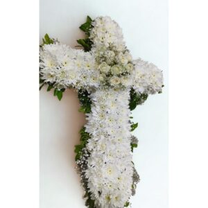 Eternal Peace Floral Cross