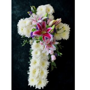 Sacred Bloom Tribute Cross