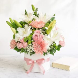 Blush & Ivory Harmony Hatbox
