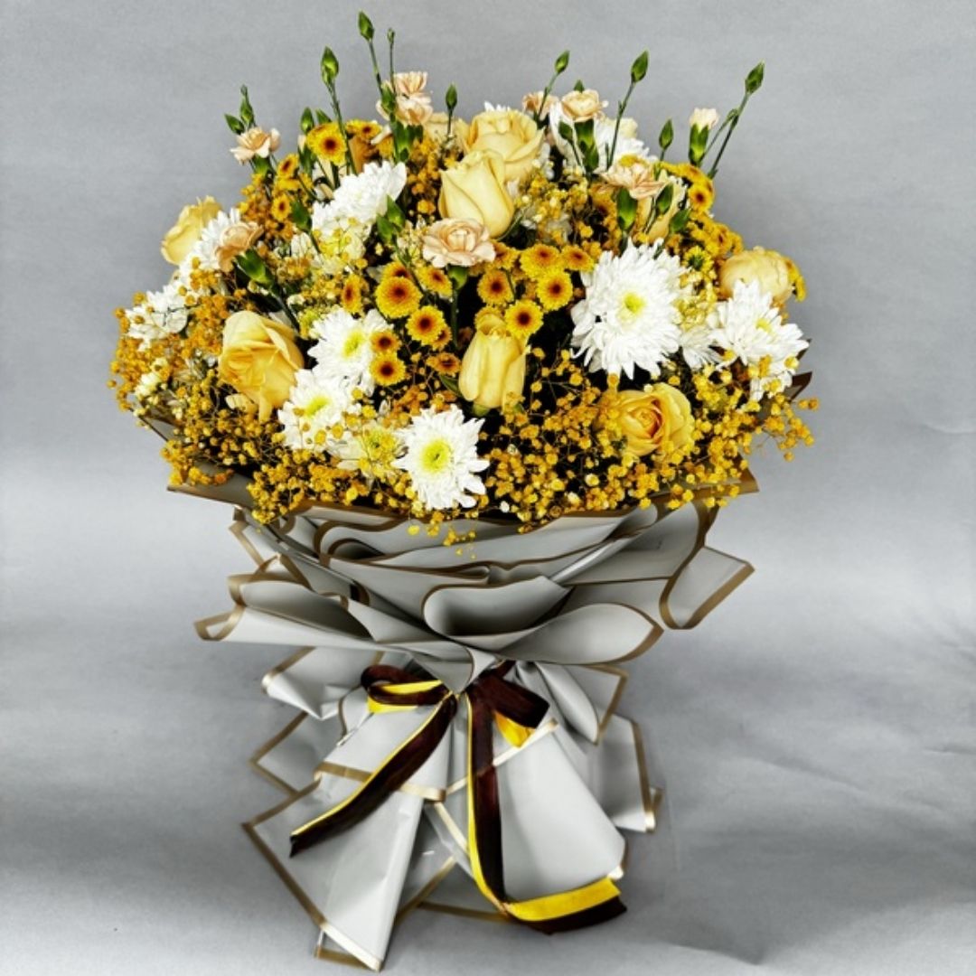 Golden Glow Celebration Bouquet