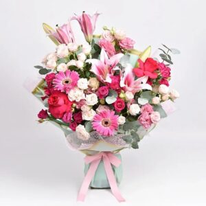 Blush Serenade Hand‑Tied Bouquet