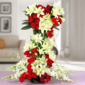Crimson Halo Grande Stand Arrangement
